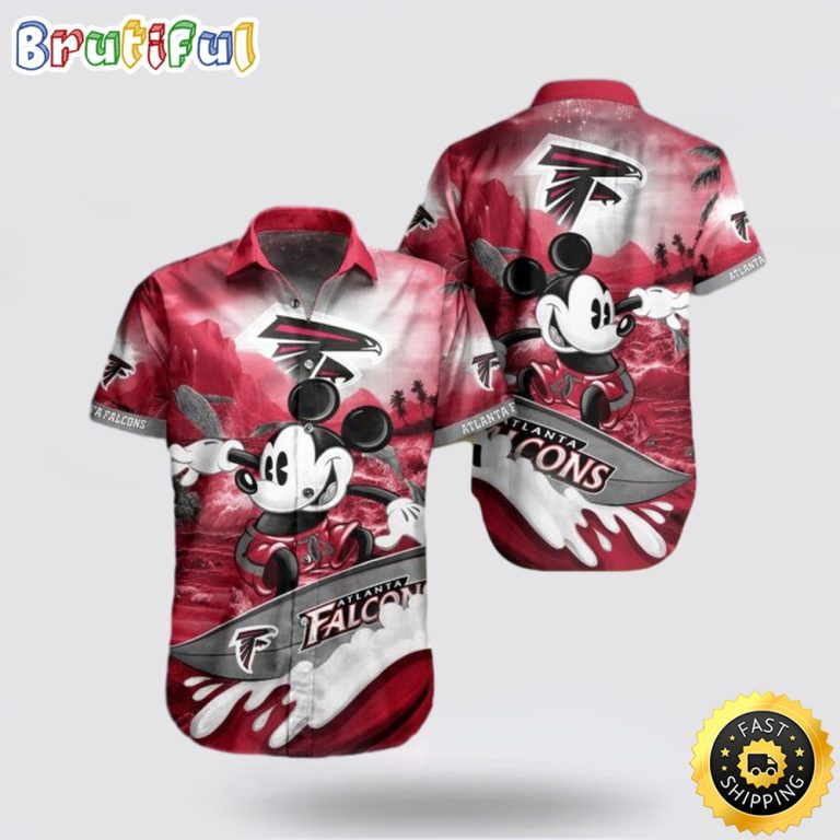 NFL Atlanta Falcons Hawaiian Shirt Mickey For Fans