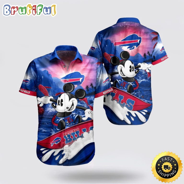 NFL Buffalo Bills Hawaiian Shirt Mickey For Fans