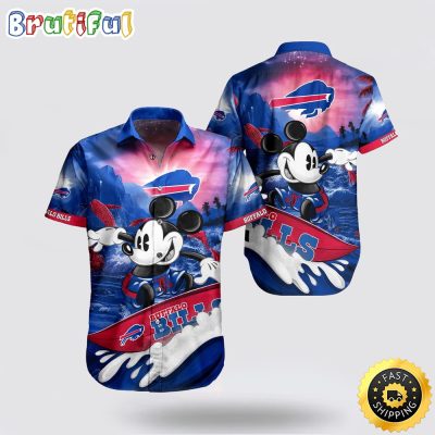 NFL Buffalo Bills Hawaiian Shirt Mickey Theme