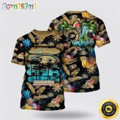 NHL Anaheim Ducks All Over Print T Shirt With Tropical Fruits Summer T Shirt