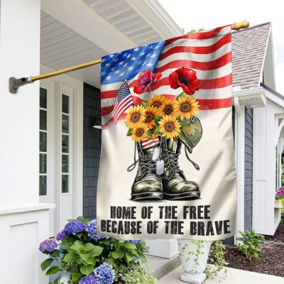 Memorial Day Happy 4th Of July, Home Of The Free American Flag TPT954F - Flagwix