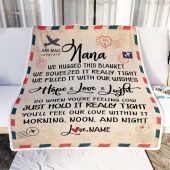 Nana Blanket From Grandkids We Hugged This Blanket Mail Letter Personalized Blanket For Mom Mother S Day Gifts Blanket 2 Zdavhq.jpg - demo10