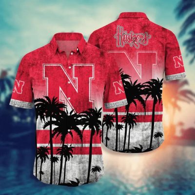 Nebraska Cornhuskers Aloha Hawaiian Shirt, NCAA Hawaiian Shirt