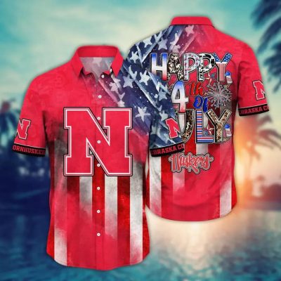 Nebraska Cornhuskers NCAA Aloha Hawaiian Shirt 2, NCAA Hawaiian Shirt