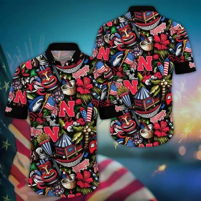 Nebraska Cornhuskers NCAA Flower Aloha Hawaiian Shirt 14, NCAA Hawaiian Shirt