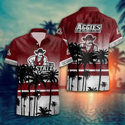 New Mexico State Aggies Style Hot Trending Summer Aloha Hawaiian Shirt, NCAA Hawaiian Shirt