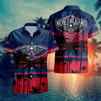 New Orleans Pelicans Aloha Hawaiian Shirt, NCAA Hawaiian Shirt