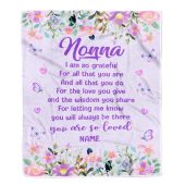 Nonna Blanket From Granddaughter Grandson Floral Butterfly Love You Give Personalized Blanket For Mom Mother S Day Gifts Blanket 1 Qfi7mc.jpg - demo10