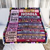 Nonna Blanket From Granddaughter Grandson Thank You For The Love Personalized Blanket For Mom Mother S Day Gifts Blanket 2 Zpwt6s.jpg - demo10