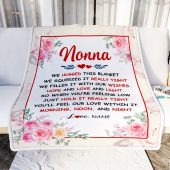 Nonna Blanket From Grandkids Granddaughter Grandson We Hugged This Blanket Floral Personalized Blanket For Mom Mother S Day Gifts Blanket 2 Ioh7r5.jpg - demo10