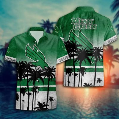 North Texas Mean Green Style Hot Trending Summer Aloha Hawaiian Shirt, NCAA Hawaiian Shirt