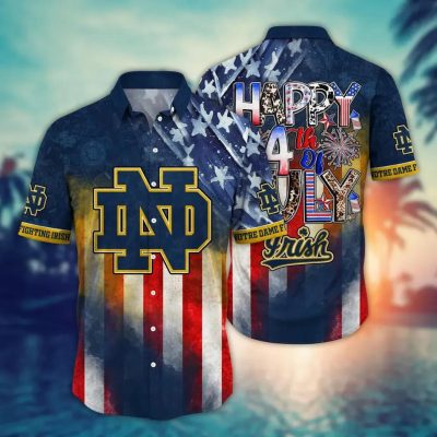 Notre Dame Fighting Irish NCAA Aloha Hawaiian Shirt, NCAA Hawaiian Shirt