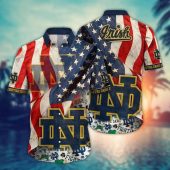 Notre Dame Fighting Irish NCAA Flower Aloha Hawaiian Shirt 11, NCAA Hawaiian Shirt