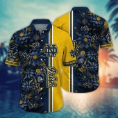 Notre Dame Fighting Irish NCAA Flower Aloha Hawaiian Shirt 3, NCAA Hawaiian Shirt