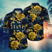 Notre Dame Fighting Irish NCAA Flower Aloha Hawaiian Shirt 7, NCAA Hawaiian Shirt