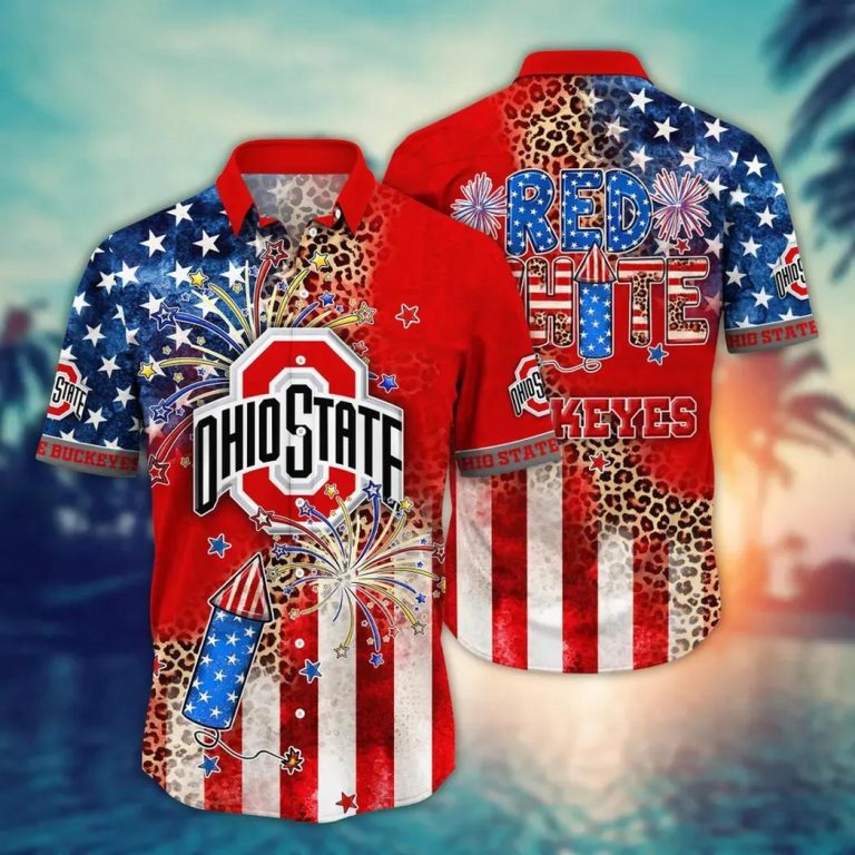 Ohio State Buckeyes Style Hot Trending Summer NCAA Aloha Hawaiian Shirt 3, NCAA Hawaiian Shirt