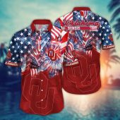 Oklahoma Sooners NCAA Flower Aloha Hawaiian Shirt 10, NCAA Hawaiian Shirt