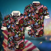Oklahoma Sooners NCAA Flower Aloha Hawaiian Shirt 13, NCAA Hawaiian Shirt
