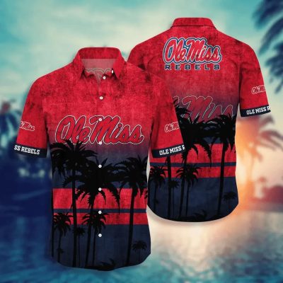 Ole Miss Rebels Aloha Hawaiian Shirt, NCAA Hawaiian Shirt