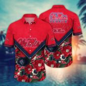 Ole Miss Rebels NCAA Flower Aloha Hawaiian Shirt 4, NCAA Hawaiian Shirt