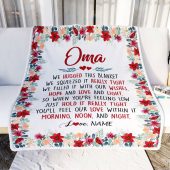 Oma Blanket From Grandkids Grandson Granddaughter We Hugged This Blanket Personalized Blanket For Mom Mother S Day Gifts Blanket 2 Raoywc.jpg - demo10