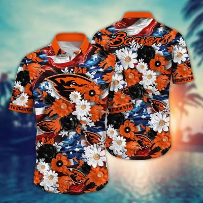 Oregon State Beavers NCAA Aloha Hawaiian Shirt 1, NCAA Hawaiian Shirt