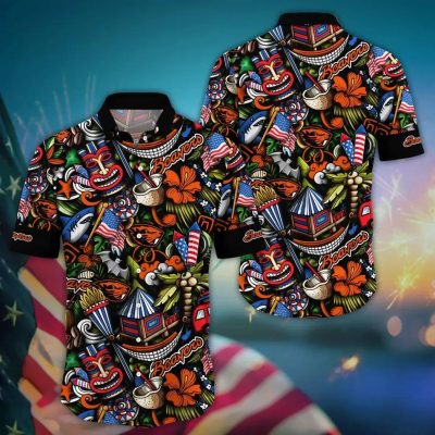 Oregon State Beavers NCAA Flower Aloha Hawaiian Shirt 14, NCAA Hawaiian Shirt
