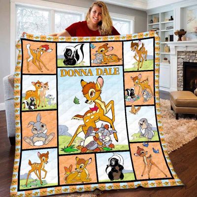 Personalized Disney Bambi Fleece Blanket Personalized Disney Bambi Fleece Blanket