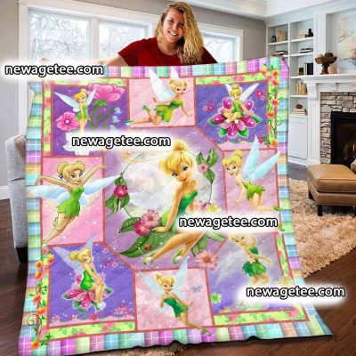 Personalized Disney Tinker Bell Quilt Blanket Personalized Disney Tinker Bell Quilt Blanket