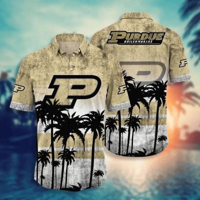 Purdue Boilermakers Aloha Hawaiian Shirt, NCAA Hawaiian Shirt