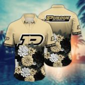 Purdue Boilermakers NCAA Flower Aloha Hawaiian Shirt 13, NCAA Hawaiian Shirt