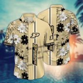 Purdue Boilermakers Style Hot Trending Summer NCAA Flower Aloha Hawaiian Shirt, NCAA Hawaiian Shirt