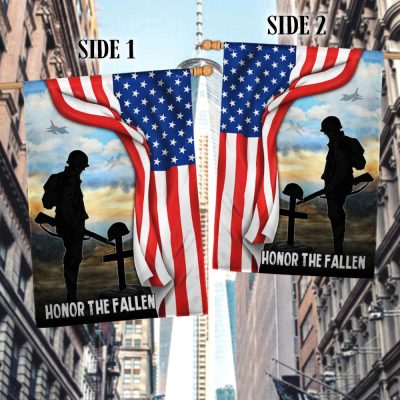 Memorial Day Flag Honor The Fallen Veterans TQN1032F - Flagwix