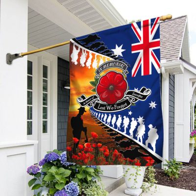 Lest We Forget. Poppy Veteran Anzac Day. Australian Flag THB3801Fv4 - Flagwix Lest We Forget. Poppy Veteran Anzac Day. Australian Flag THB3801Fv4 - Flagwix