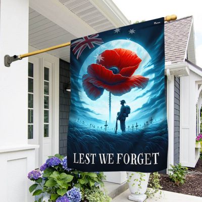 FLAGWIX Australia Anzac Day Lest We Forget Flag TQN2831F - Flagwix