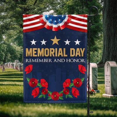 Memorial Day Remember And Honor Flag TQN2949F - Flagwix