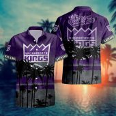 Sacramento Kings Aloha Hawaiian Shirt, NCAA Hawaiian Shirt