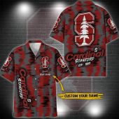 Stanford Cardinal Aloha Hawaiian Shirt Custom Your Name, NCAA Hawaiian Shirt