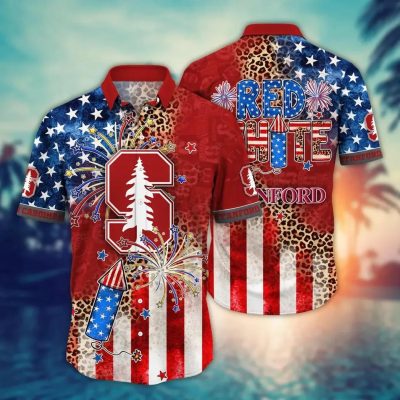 Stanford Cardinal NCAA Aloha Hawaiian Shirt, NCAA Hawaiian Shirt