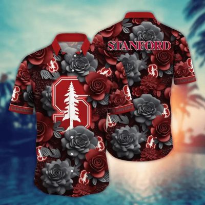 Stanford Cardinal NCAA Flower Aloha Hawaiian Shirt 6, NCAA Hawaiian Shirt