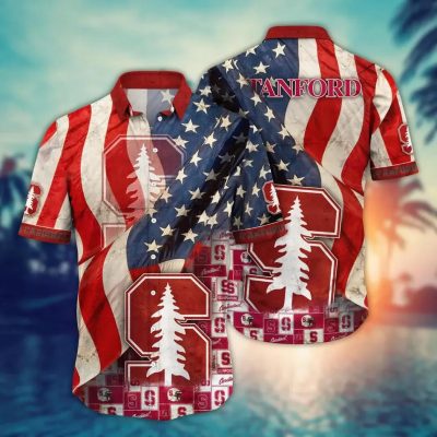 Stanford Cardinal NCAA Flower Aloha Hawaiian Shirt 9, NCAA Hawaiian Shirt