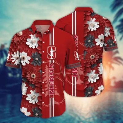 Stanford Cardinal Style Hot Trending Summer NCAA Flower Aloha Hawaiian Shirt, NCAA Hawaiian Shirt