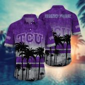 TCU Horned Frogs Aloha Hawaiian Shirt, NCAA Hawaiian Shirt