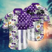 TCU Horned Frogs NCAA Flower Aloha Hawaiian Shirt 11, NCAA Hawaiian Shirt