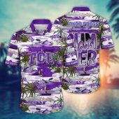 TCU Horned Frogs NCAA Flower Aloha Hawaiian Shirt 8, NCAA Hawaiian Shirt
