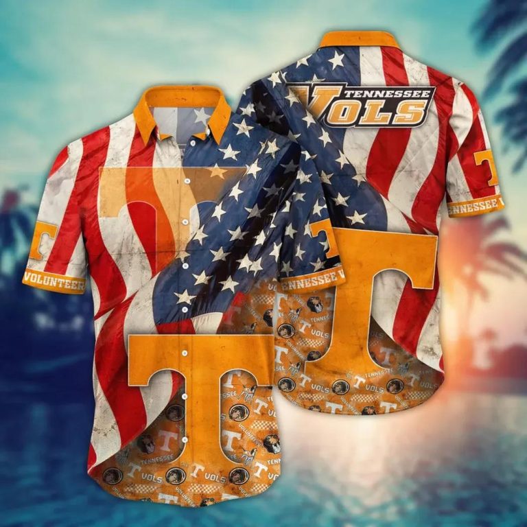 Tennessee Volunteers NCAA Flower Aloha Hawaiian Shirt 10, NCAA Hawaiian Shirt