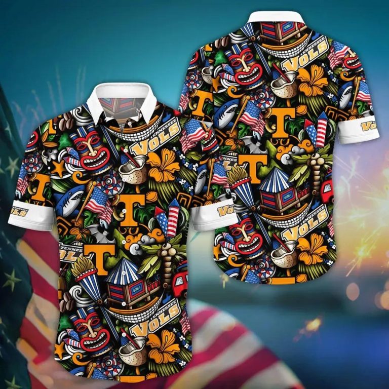 Tennessee Volunteers NCAA Flower Aloha Hawaiian Shirt 14, NCAA Hawaiian Shirt