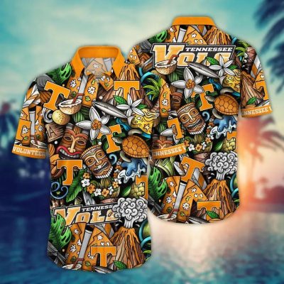 Tennessee Volunteers NCAA Flower Aloha Hawaiian Shirt 6, NCAA Hawaiian Shirt