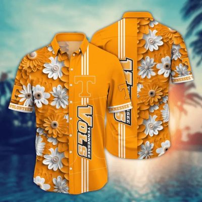 Tennessee Volunteers Style Hot Trending Summer NCAA Flower Aloha Hawaiian Shirt, NCAA Hawaiian Shirt