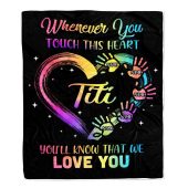 Titi Blanket From Niece Nephew We Love You Kids Personalized Blanket For Mom Mother S Day Gifts Blanket 1 Koby3u.jpg - demo10